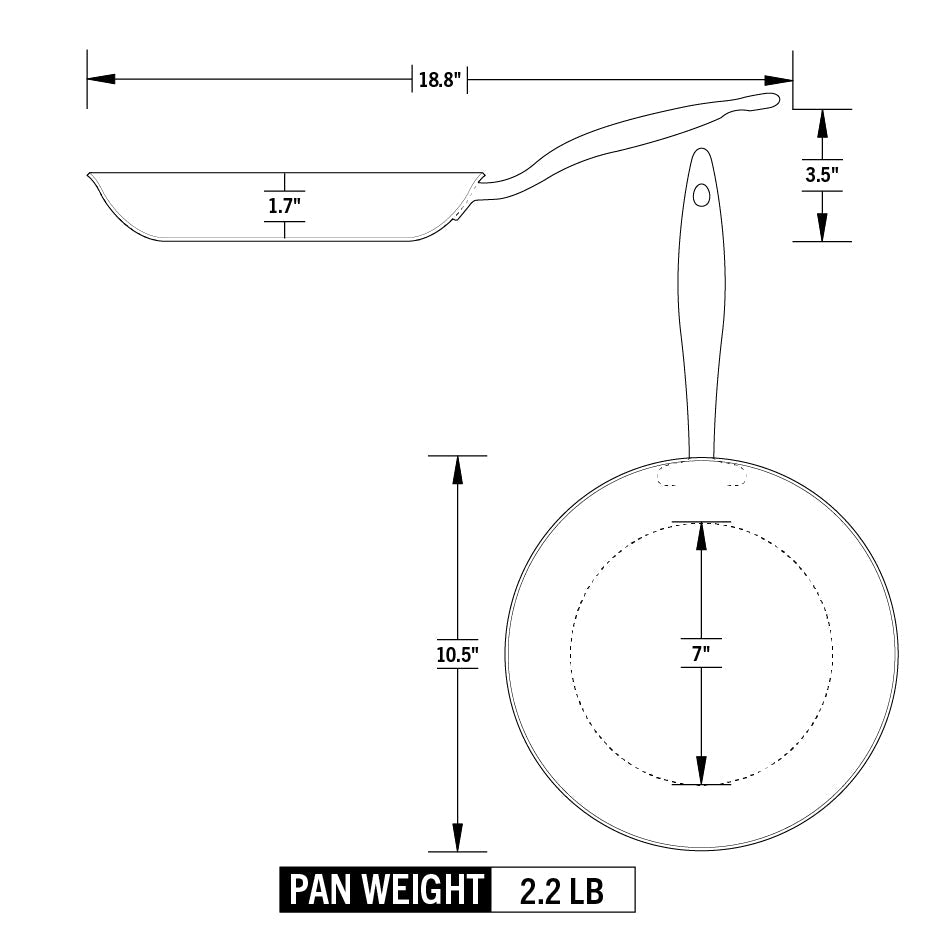 Titanium Series 10.5" Fry Pan