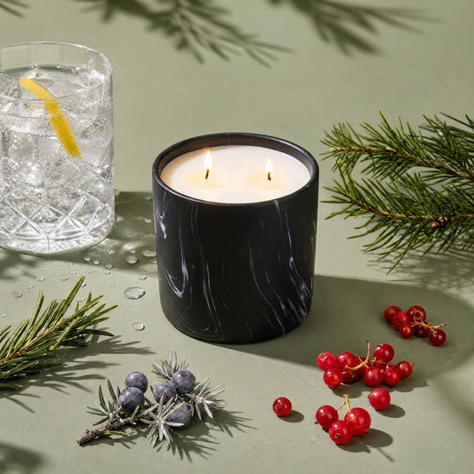 Ripe Juniper Black Marquina Candle 17oz