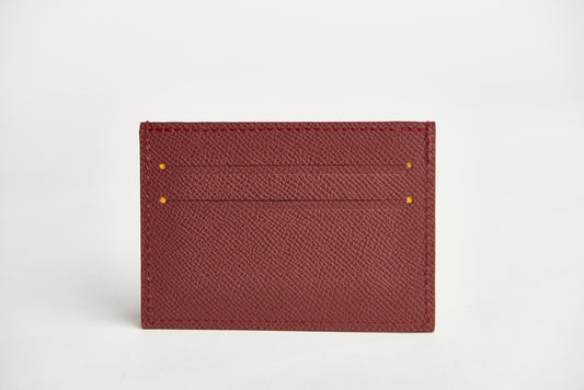 ๐ด ASU Maroon Epsom Leather Card Case
