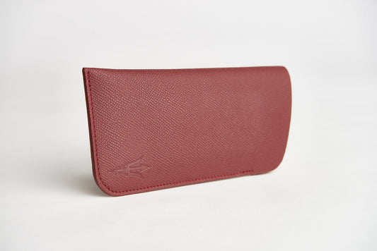 ๐ด ASU Maroon Epsom Leather Sunglass Case Holder