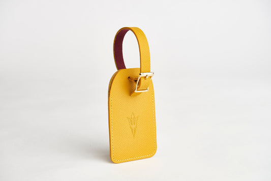 ๐ก ASU Gold Epsom Leather Luggage Tag