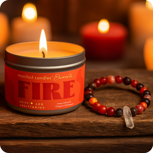 FIRE Element w/ Healing CRYSTAL BRACELET