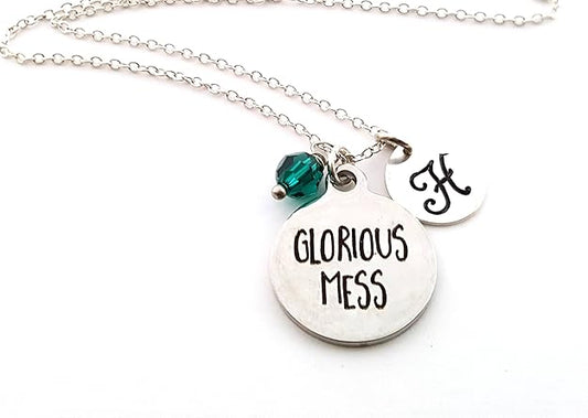 Glorious Mess Charm Necklace - Personalized Sterling Silver Jewelry