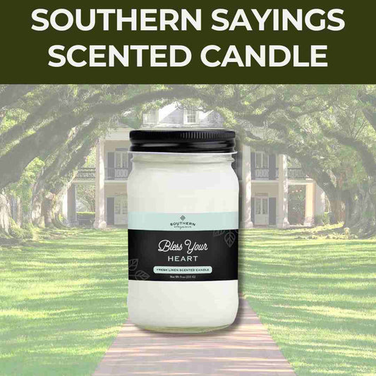Canning Jar Candle: Southern Sayings Collection