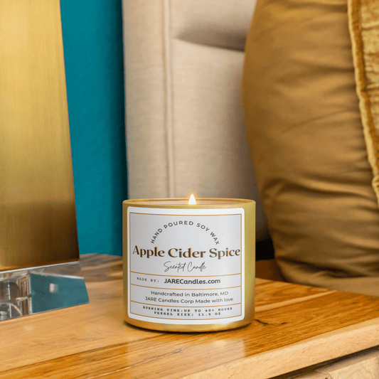 Apple Cider Spice - Cinnamon, Clove, Nutmeg - Soy Wax Scented Candle