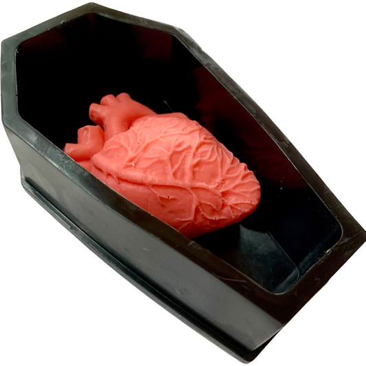 Spooky Coffin and Heart Soap: Halloween Soaps