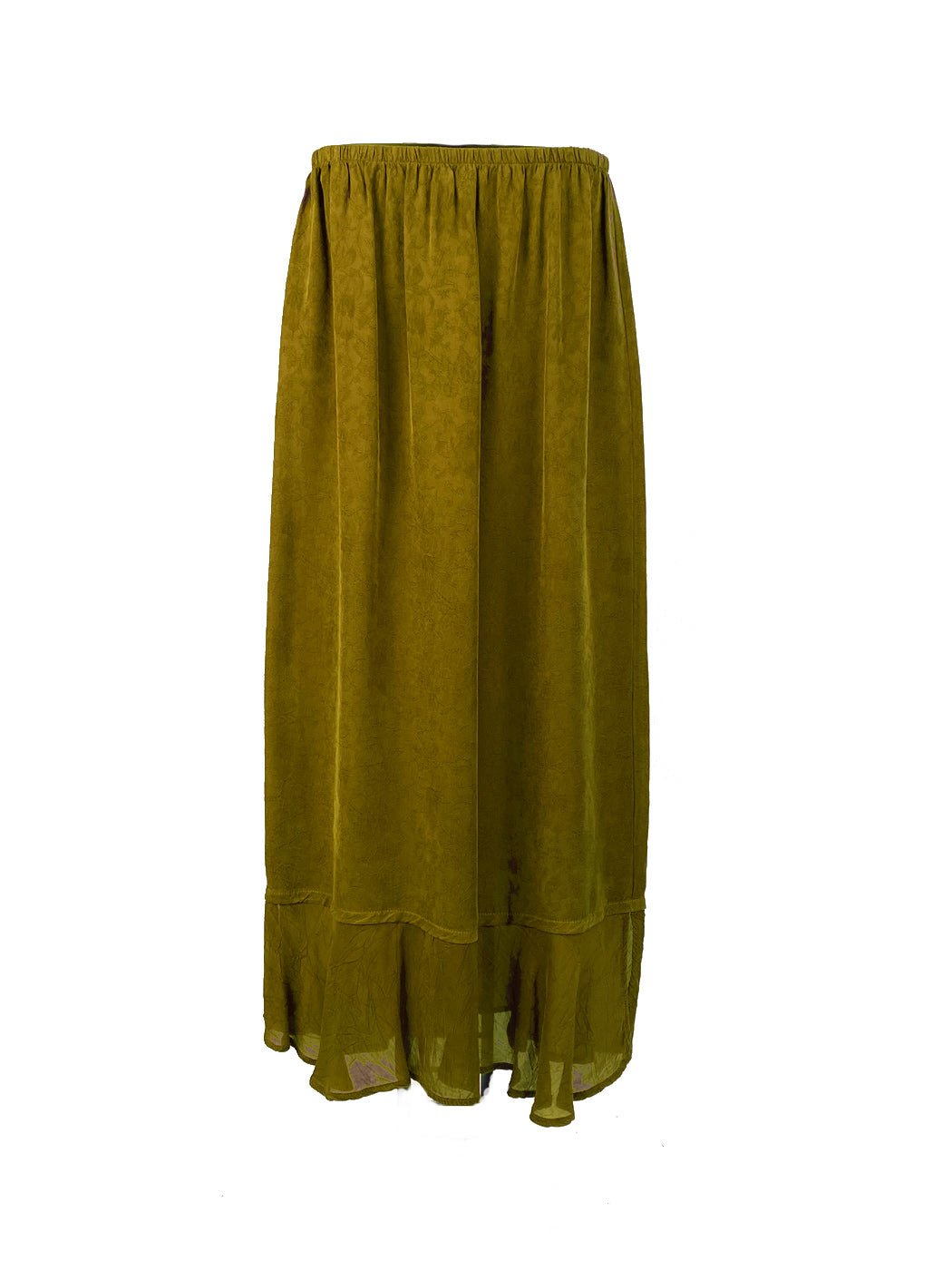 Tianello Sueded Bemberg - Floral Jacquard - "Tulip" Skirt