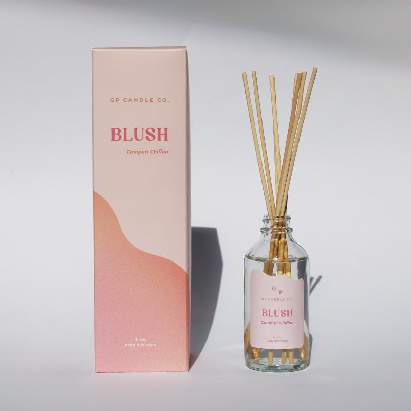 Blush 4 oz. Hue Reed Diffuser (Campari Chiffon)