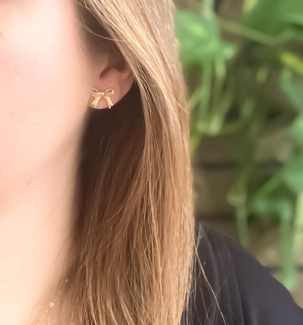 Bow Stud Earrings