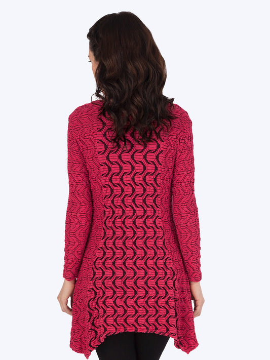 Tianello Innu Knit Jersey Jaquard "Aston" Tunic XS