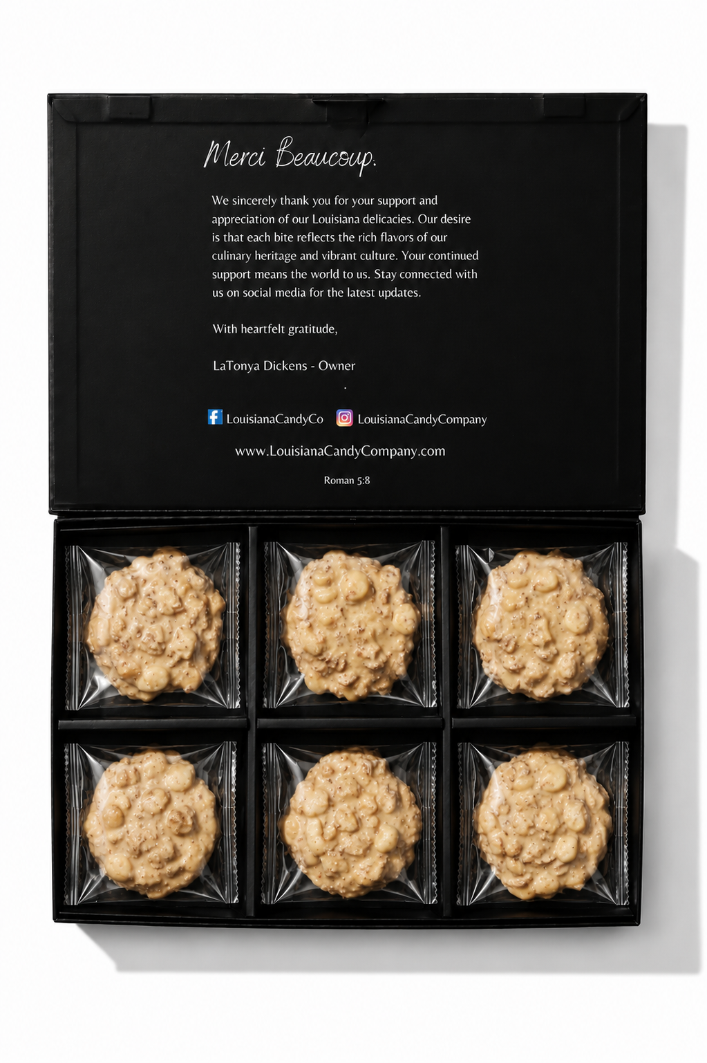 Toasted Coconut and Macadamia Nut Pralines