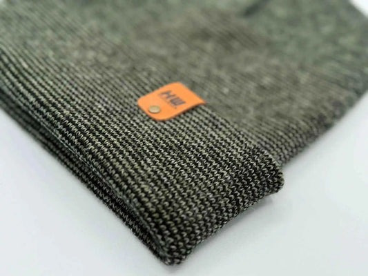 Classic Fusion Cuffed Beanie, Black and Green