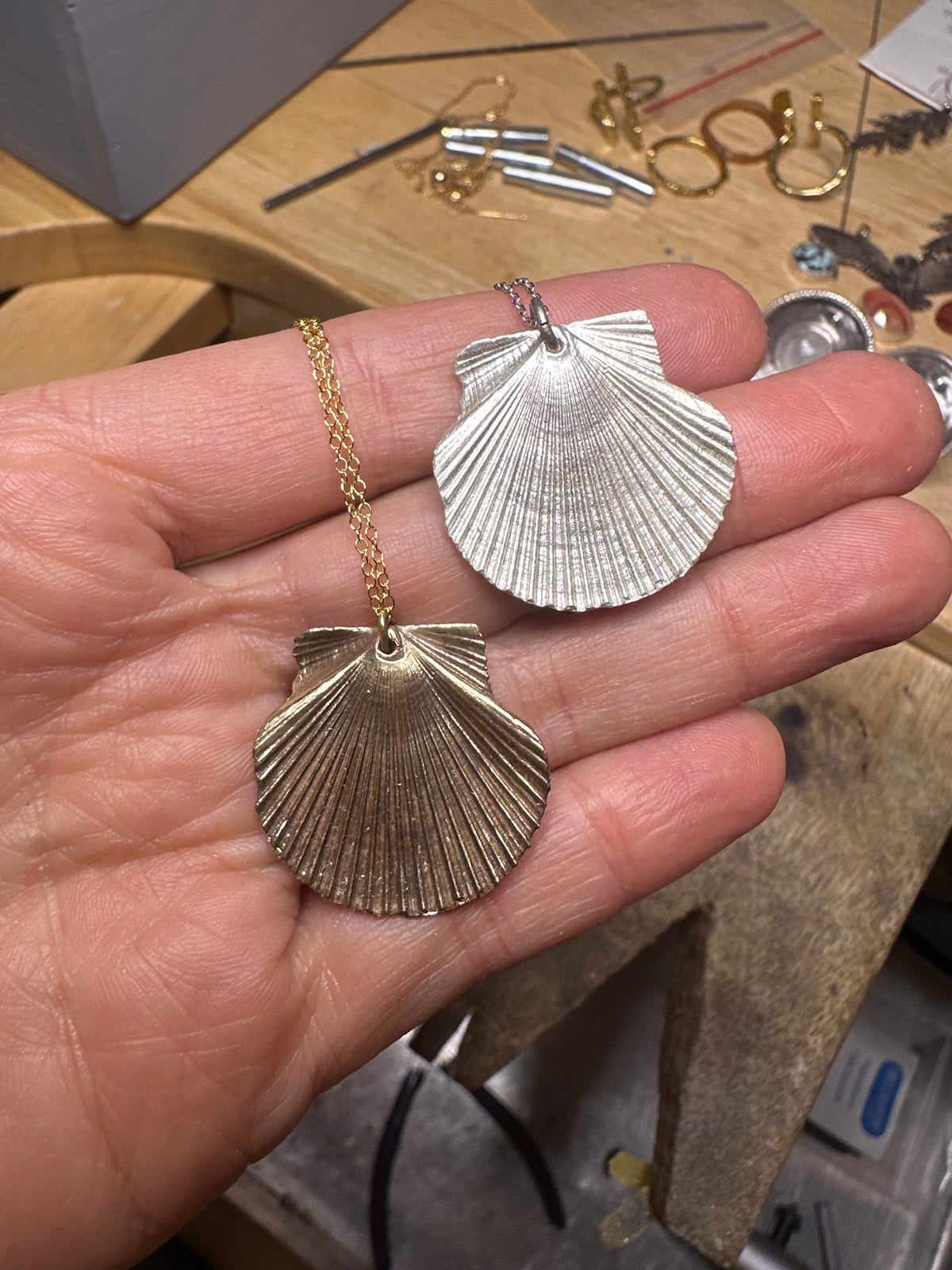 Fan Shell Necklace