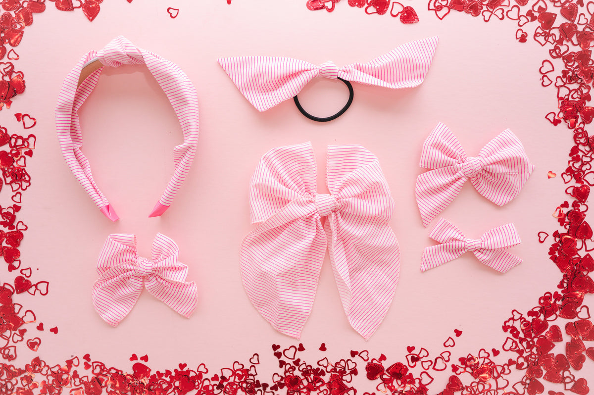 Candy Stripe | Hand-tied Bow