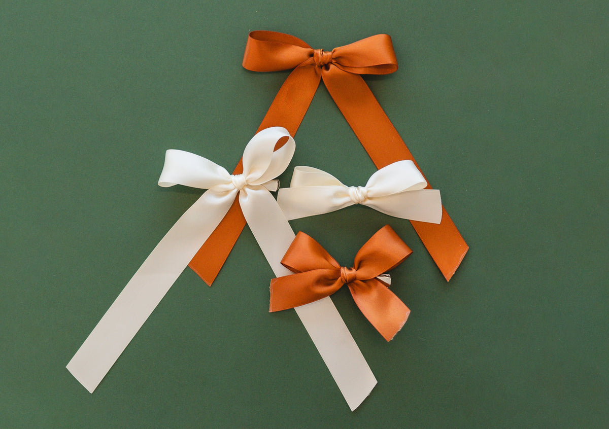 Chestnut | Statement Ribbon Bow
