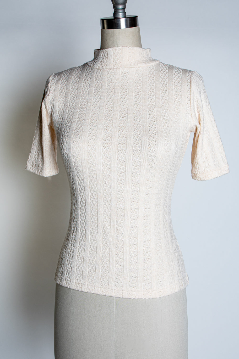 Denise Top - Pointelle Sweater, Ivory *sale