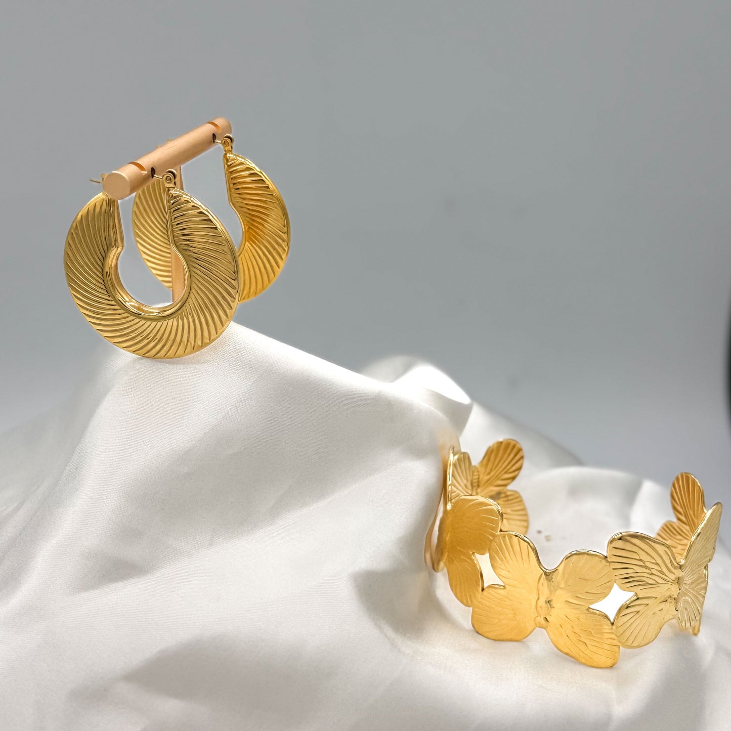 Mariposa Gold Cuff Bracelet