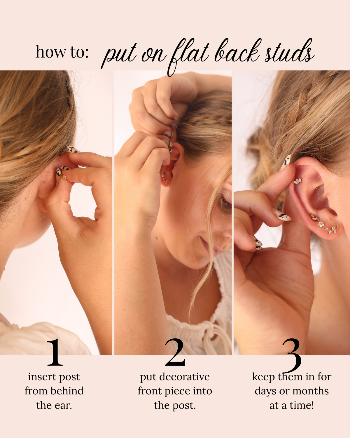 Crystal Flat Back Stud