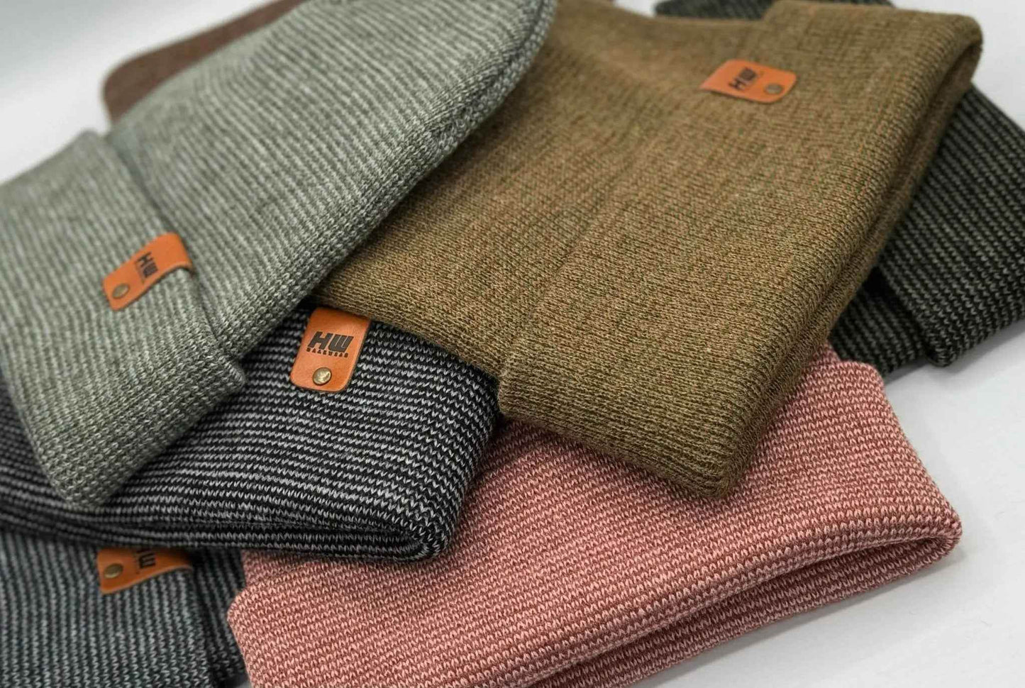 HAAKWEAR Traditional Classic Fusion Cuffed Beanie - Brown / Green, Made in USA