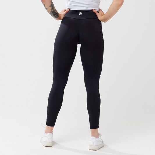 Risea - High-Rise Leggings - Black