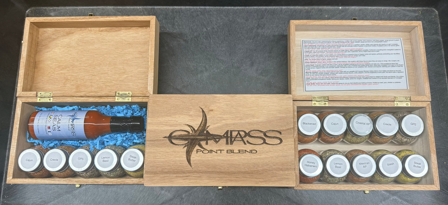 Limited Edition Wooden Hot Sauce Box