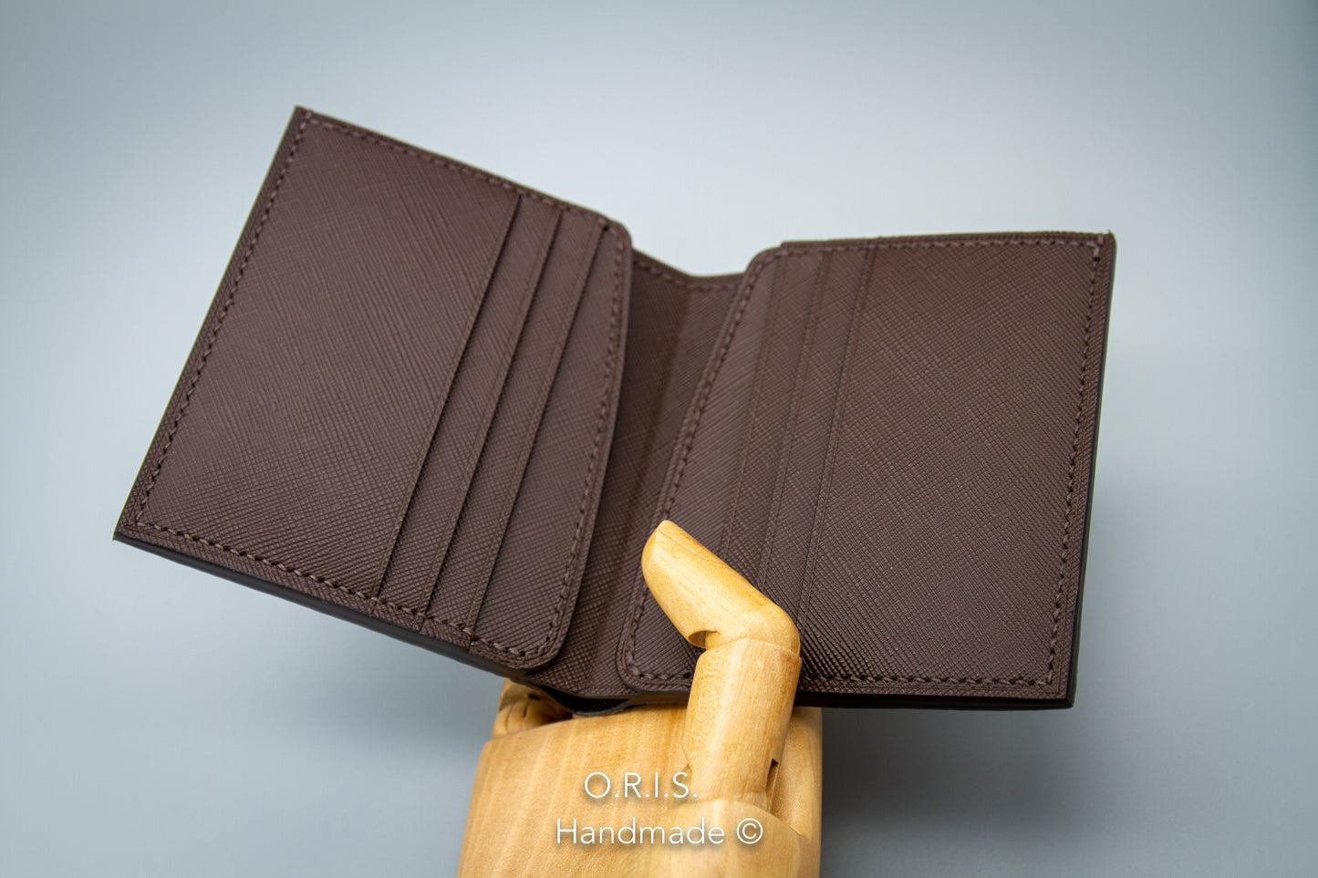 American Alligator Wallet - Matte Brown