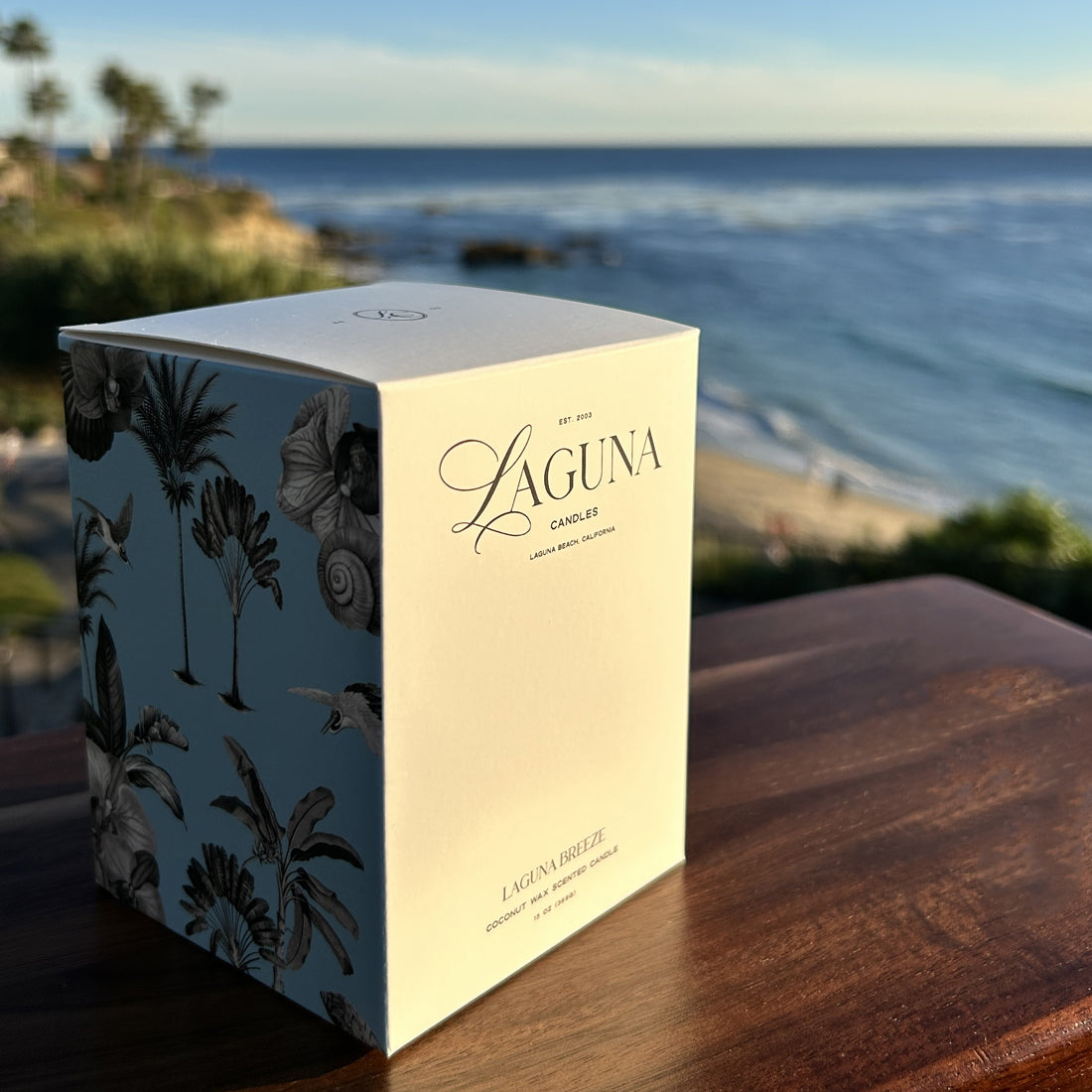 Laguna Breeze Luxury Candle | Coastal Coconut Sea Salt