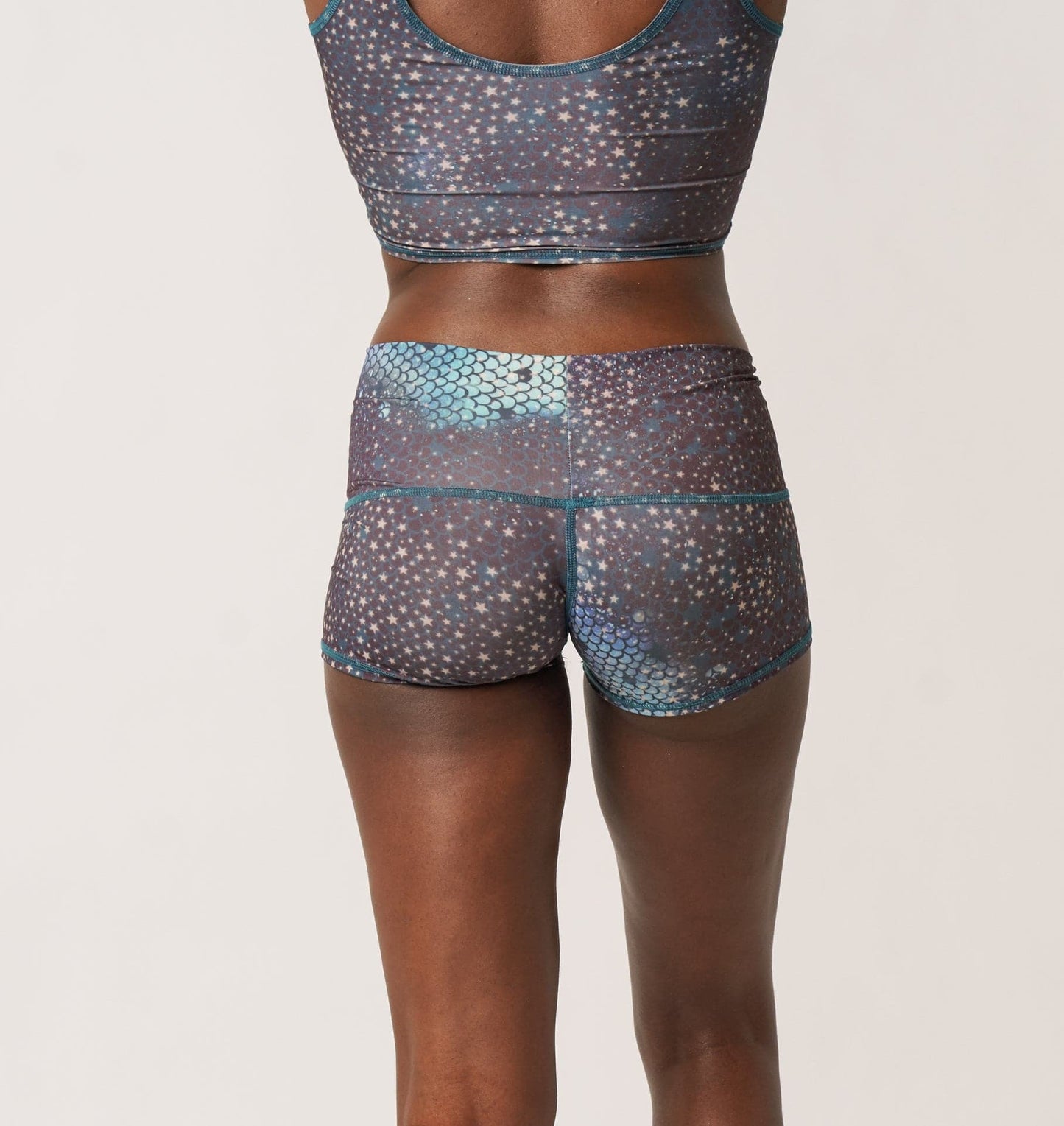 Mermaid Fairy Queen Teal Sun Shorts *Waitlist