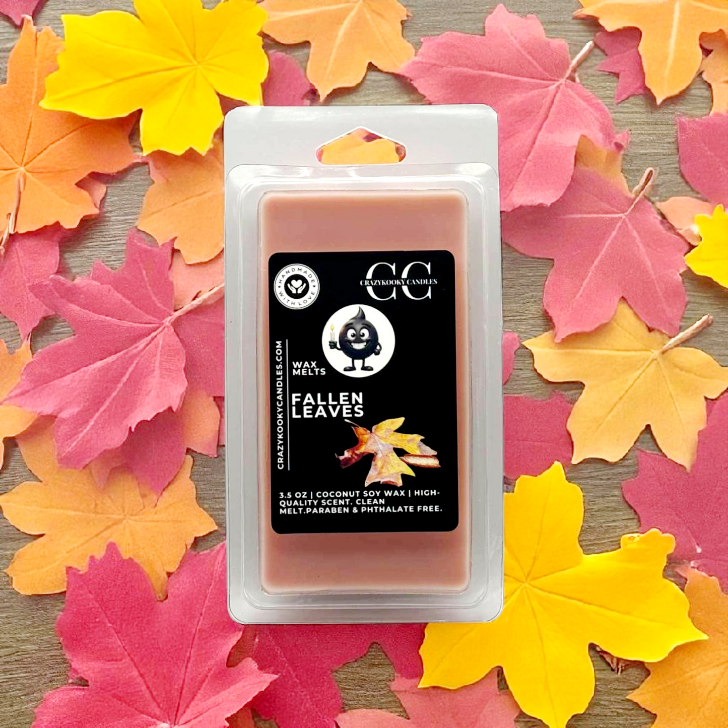 FALLEN LEAVES - Wax Melts, Scented Coconut Soy, 3.5oz