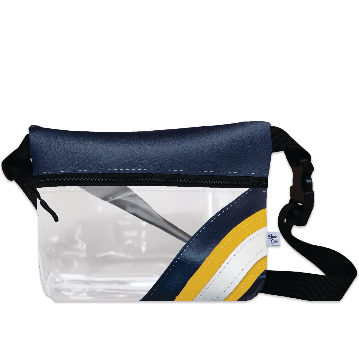 Collegiate Football Stadium Clear Stripe Game Day Fanny Pack