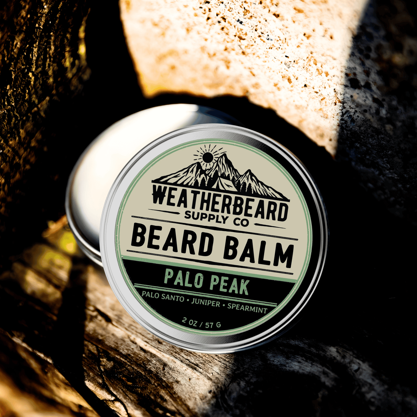Palo Peak Beard Balm - Palo Santo, Juniper, Spearmint