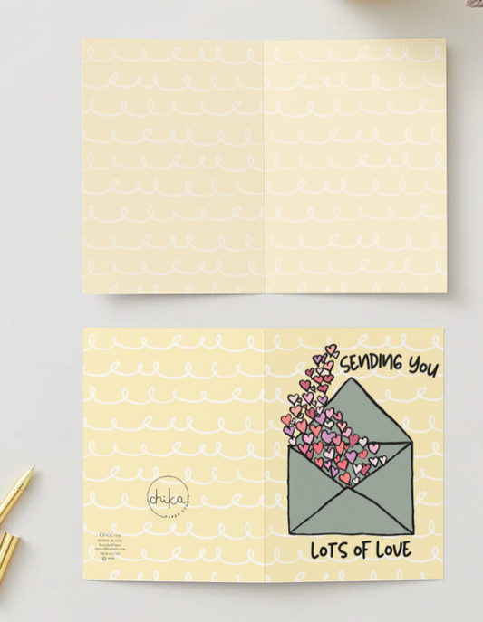 Lots of Love Greeting Card