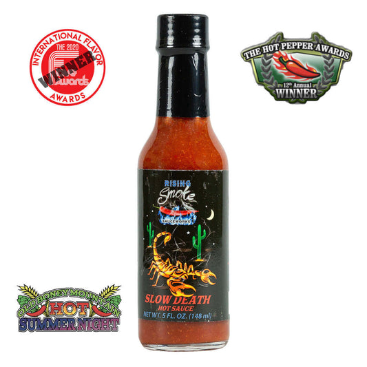 Slow Death - Trinidad Scorpion Hot Sauce (XXX Hot)