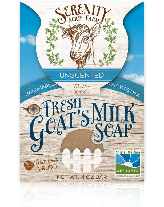 Unscented Goat Milk Soap | Pure & Gentle for Sensitive Skin – Serenity Acres Farm™