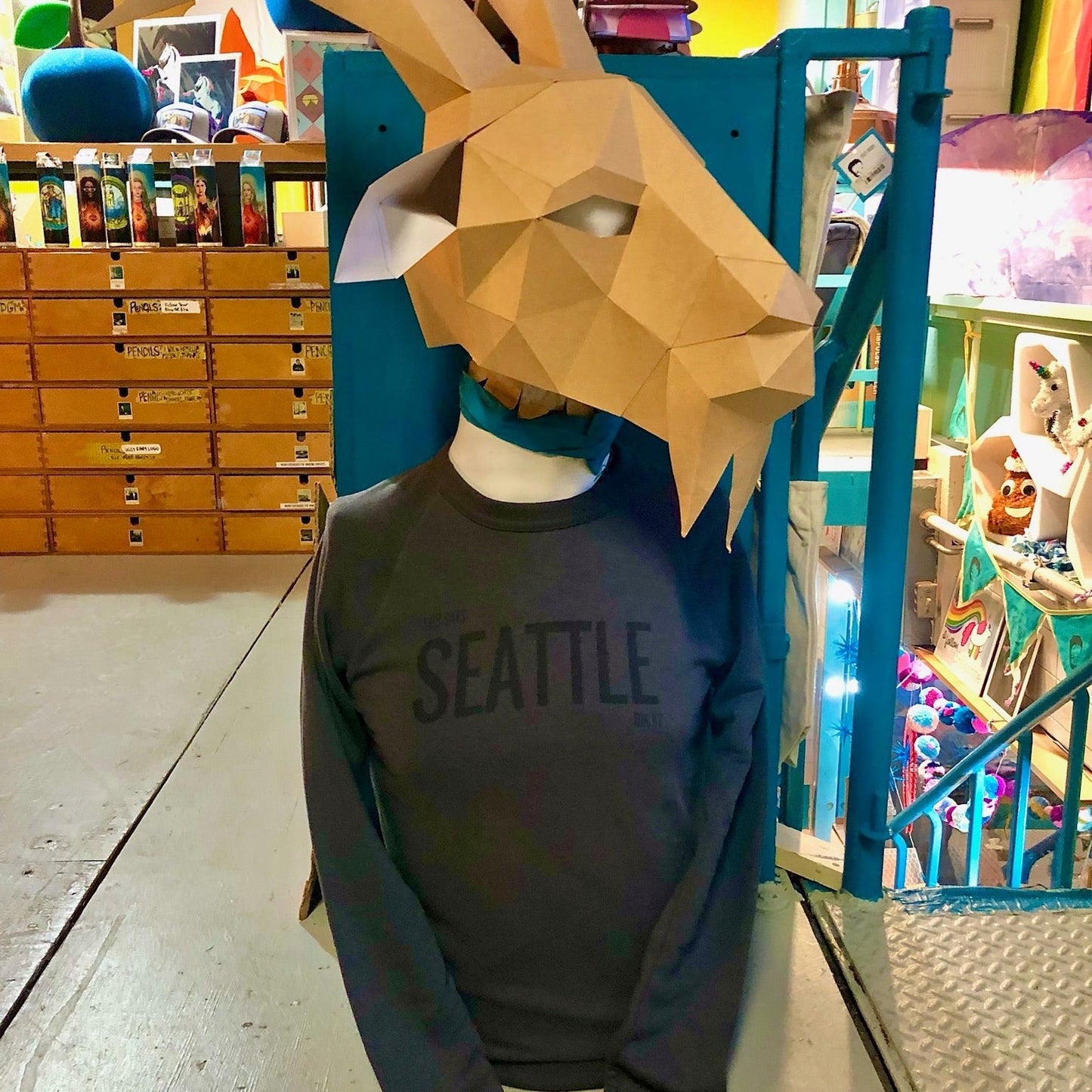 Sweatshirt - This Says Seattle On It - Gray