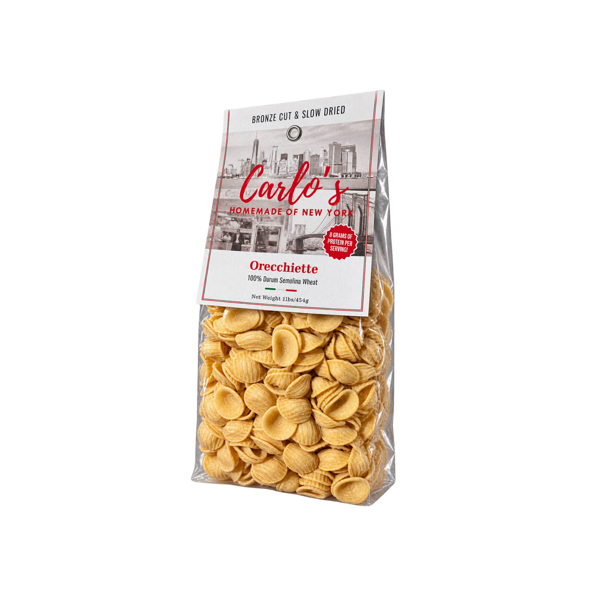 Carlo’s Homemade of NY - Bronze Cut Slow Dried Pasta - 4 Pack Combo