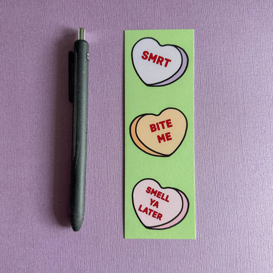 Snarky Hearts Bookmark