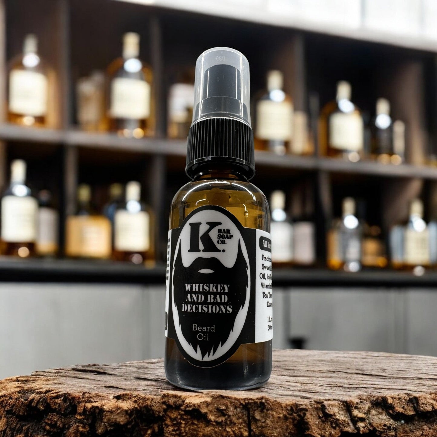 Whiskey & Bad Decisions Premium Beard Oil (Spice, Vanilla)