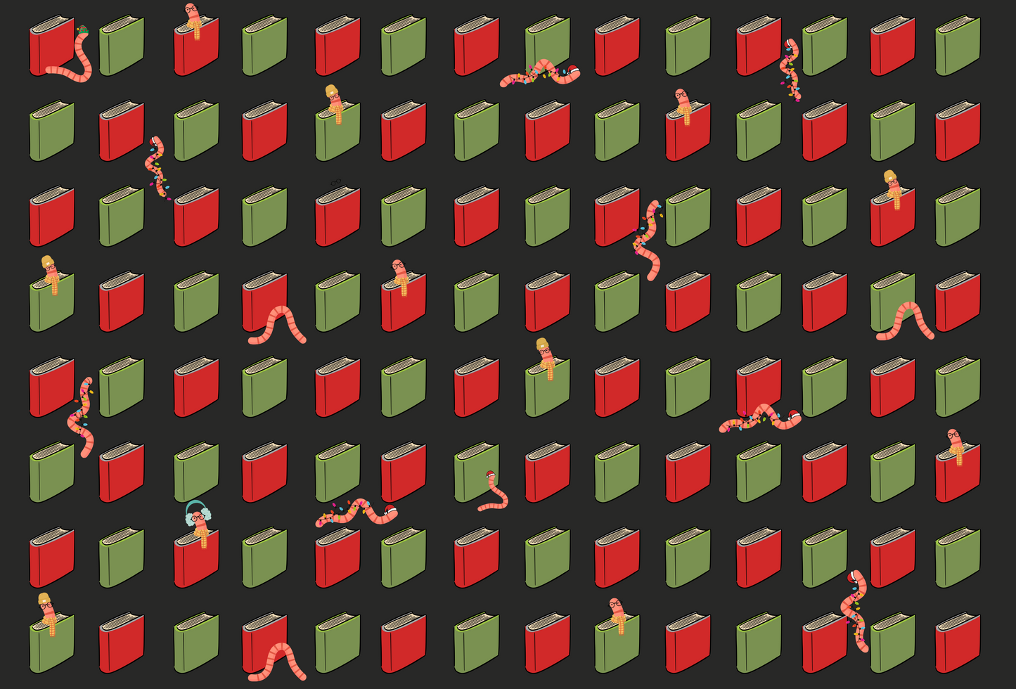 Book Worm: Wrapping Paper