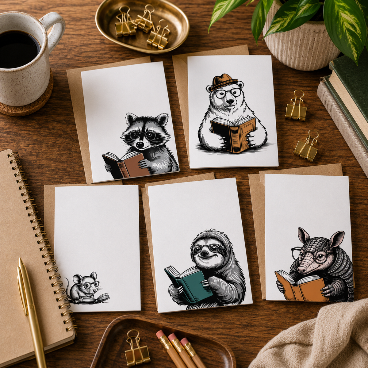 Sloth Greeting Card
