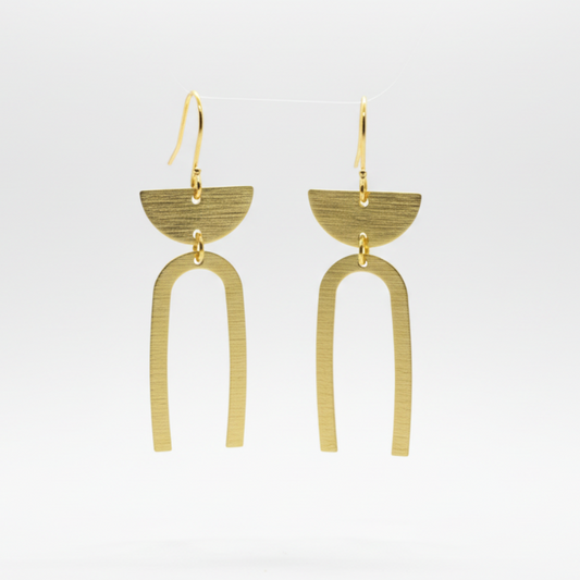 Everyday Brass Earrings