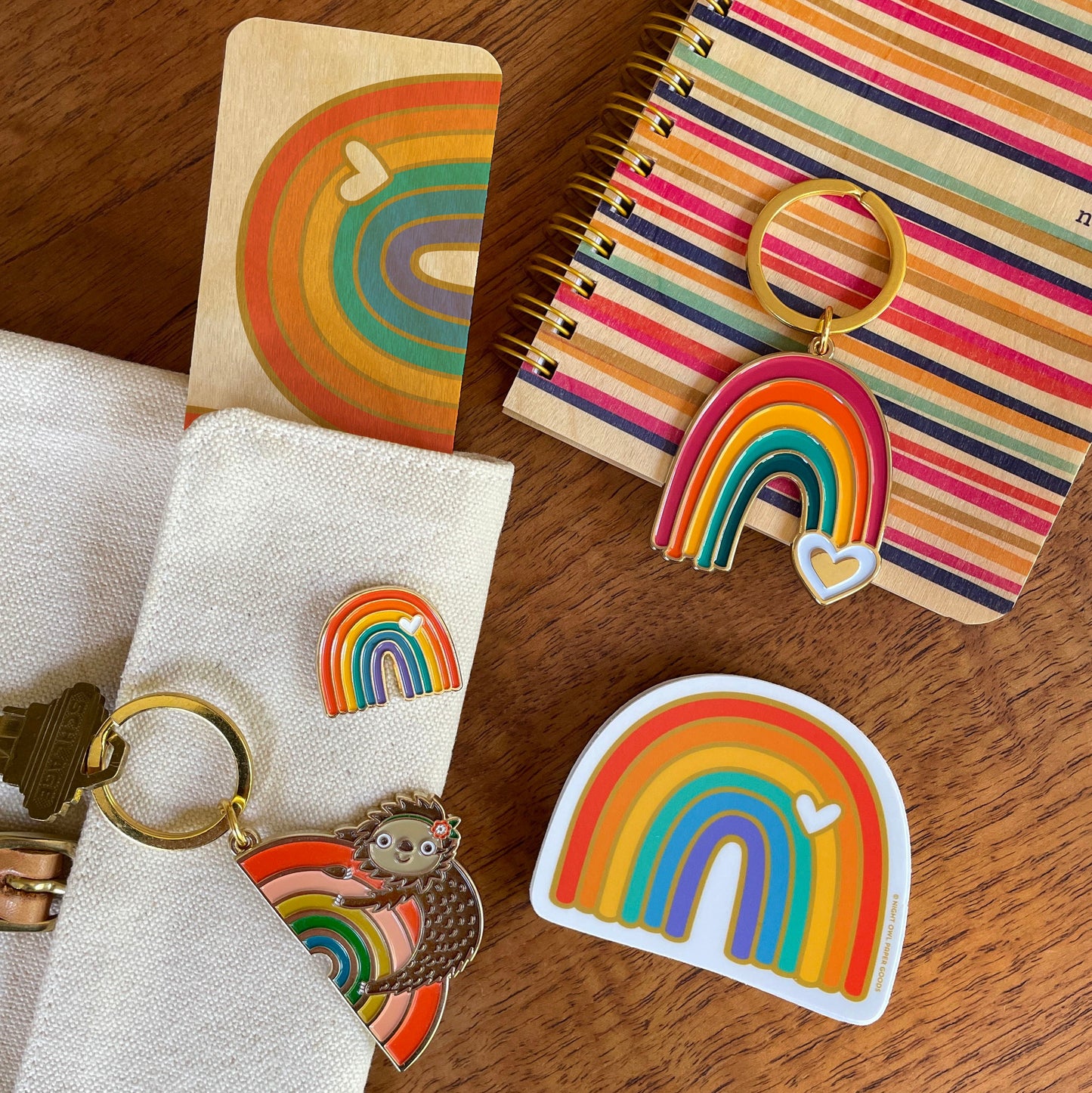Rainbow Vinyl Sticker
