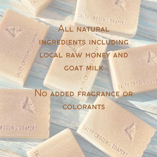 Honey & Oats Soap Bar with Tallow and Goat Milk