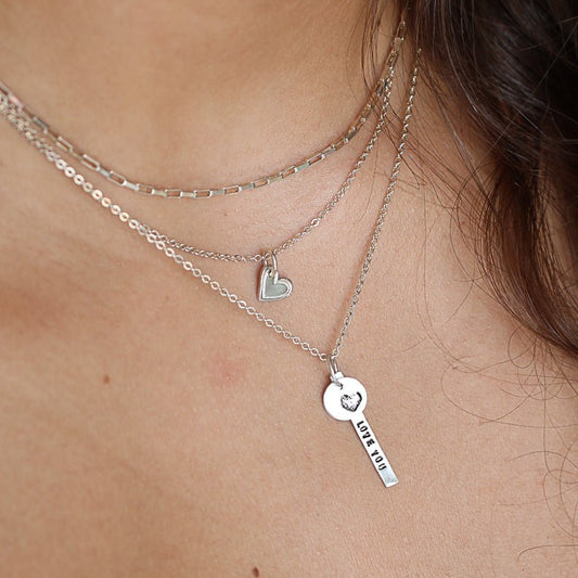 I love you - Quote Necklace