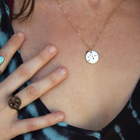 Aquarius Zodiac Necklace