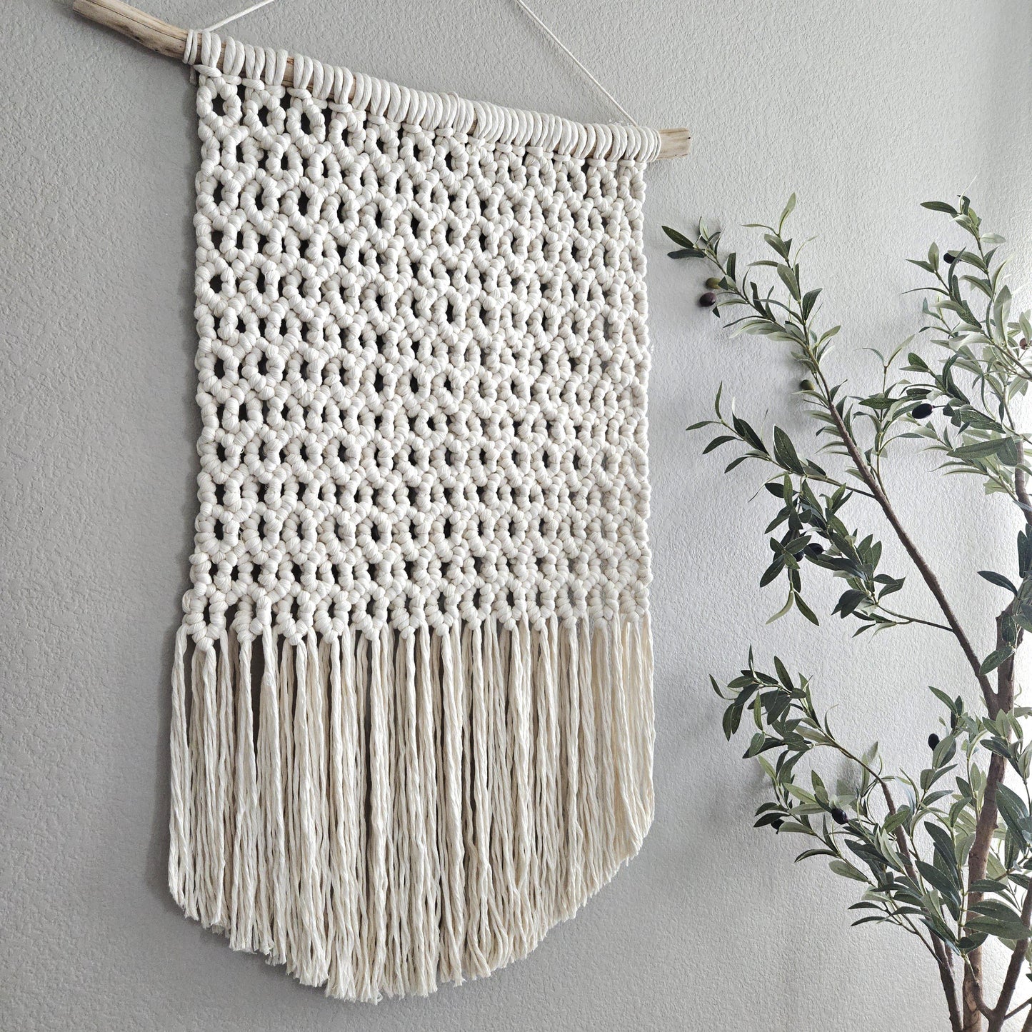 Extra large macrame wall hanging. Ready to ship.
