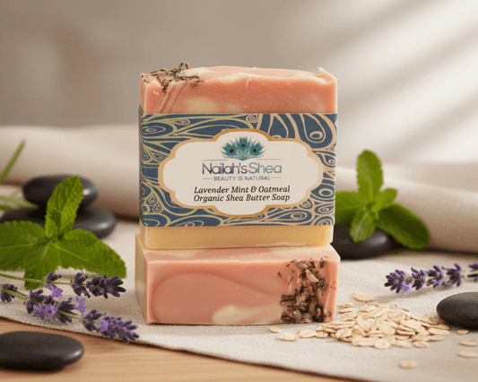 Lavender Mint & Oatmeal Shea Butter Soap