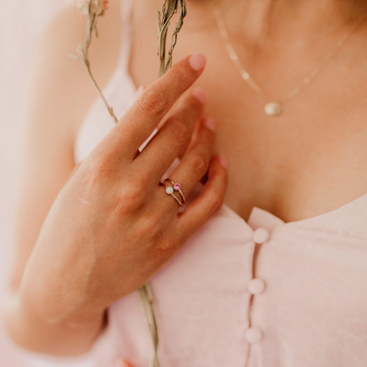 March Birthstone Ring ∙ Aquamarine