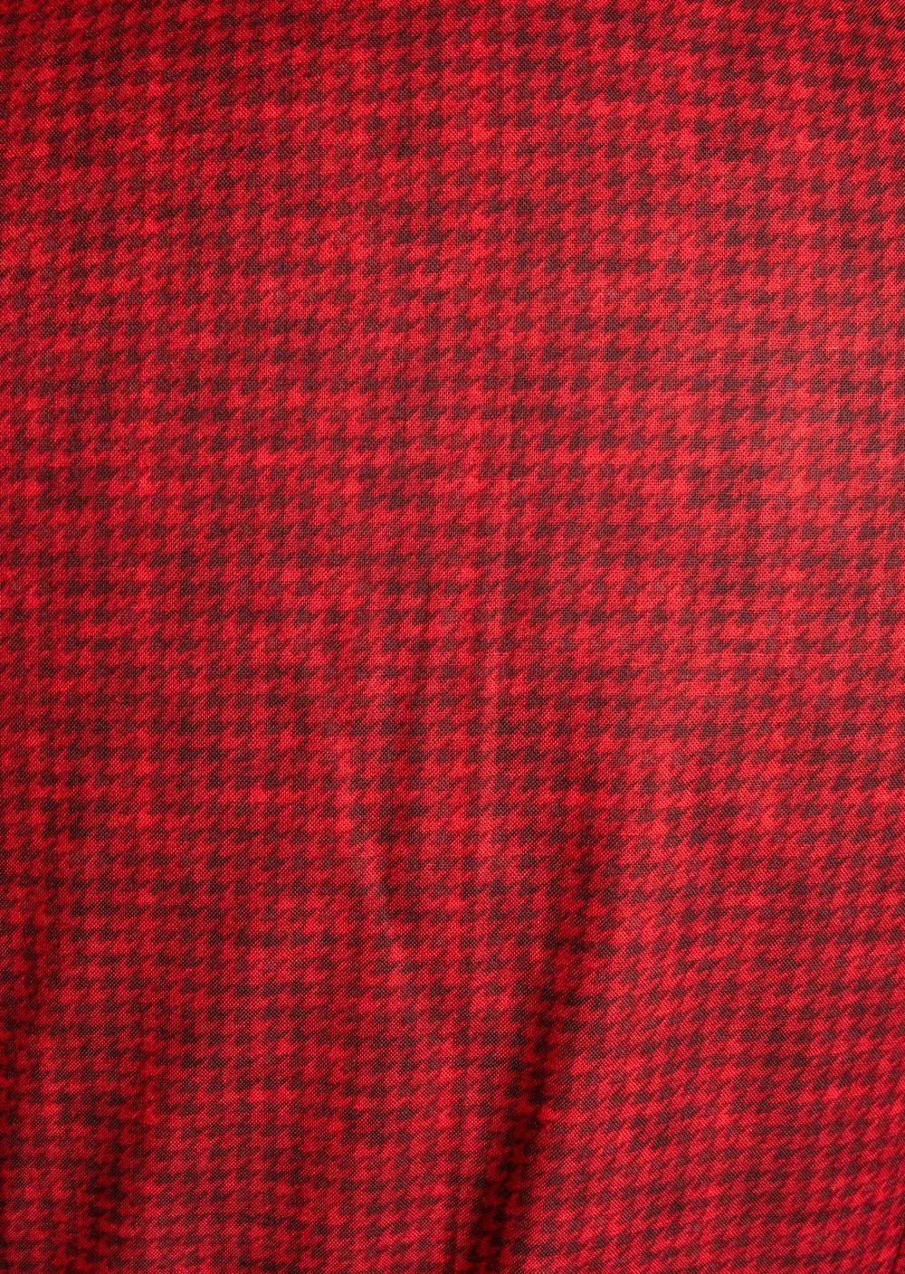 Diner Dress- Mini Houndstooth, Red *sale