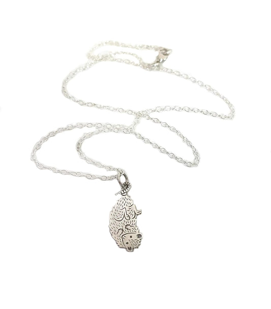 Opossum Possum Charm Sterling Silver Necklace